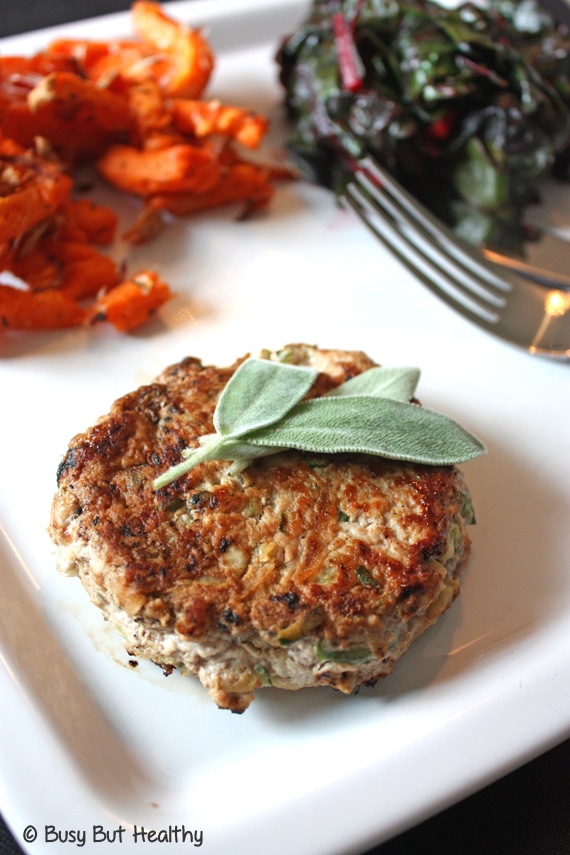 Sage and Apple Turkey Burgers