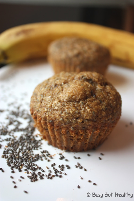 Banana Chia Seed Muffins Busy But Healthy