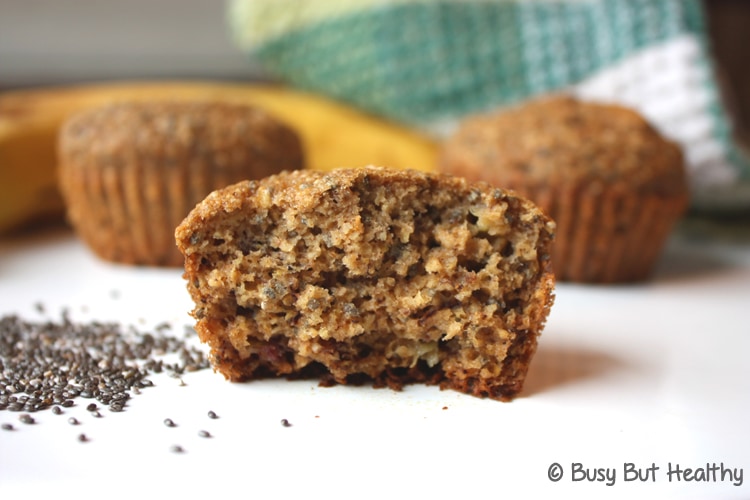 Banana Chia Seed Muffins Busy But Healthy