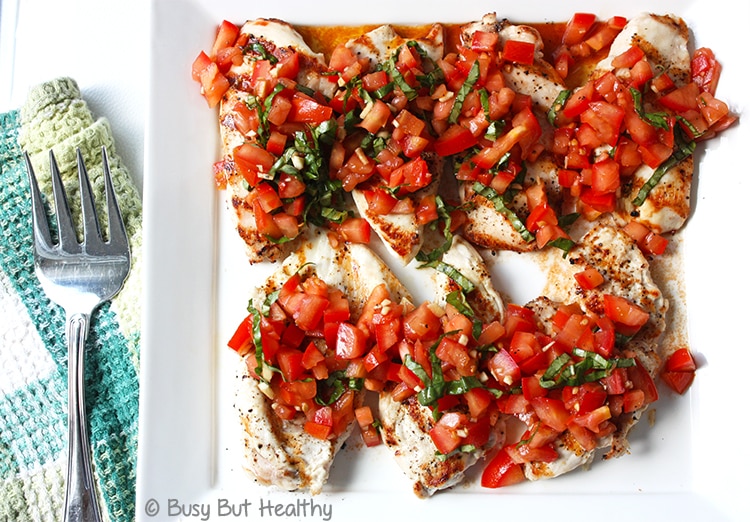 Grilled chicken bruschetta hotsell