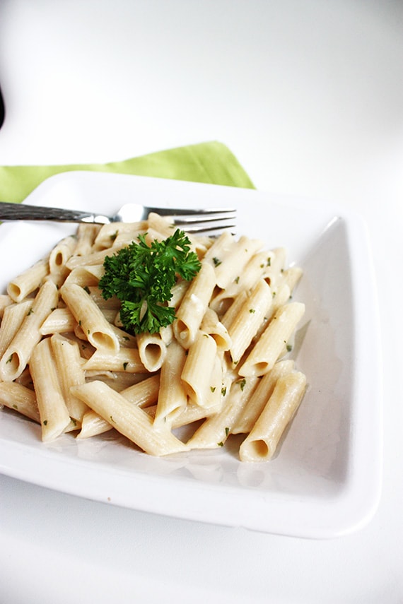 Easy Vegan Alfredo Sauce | Busy But Healthy