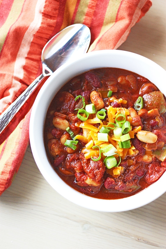 Easy Vegetarian Chili | Busy But Healthy