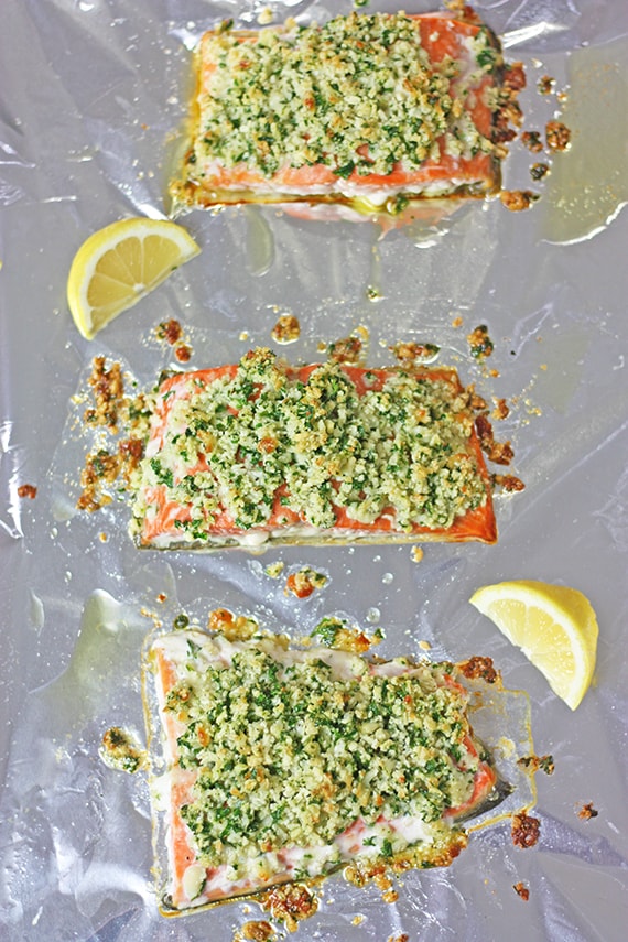 Gluten-Free Panko Crusted Salmon | Busy But Healthy