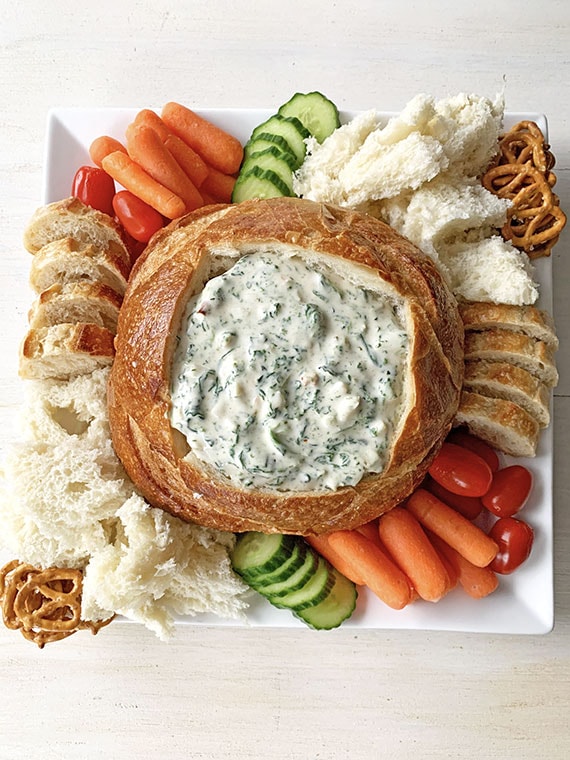 Vegan Spinach Dip | Busy But Healthy