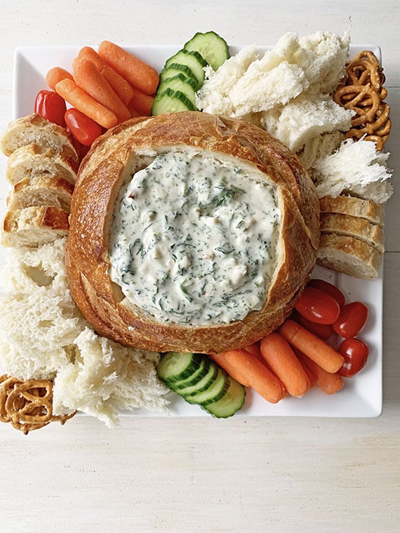 Vegan Spinach Dip | Busy But Healthy